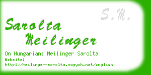 sarolta meilinger business card